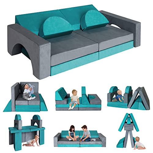 Unleash Imagination: The Ultimate RELIANCER 8PCS Modular Kids Play Couch for Endless Fun!