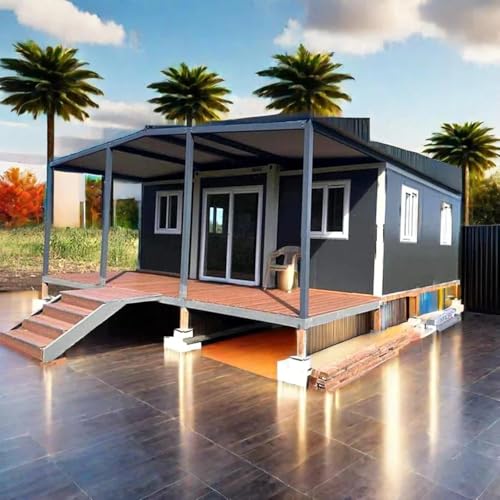 Discover the Future of Living: The Versatile 2 Bedroom Prefabricated Folding Tiny House!