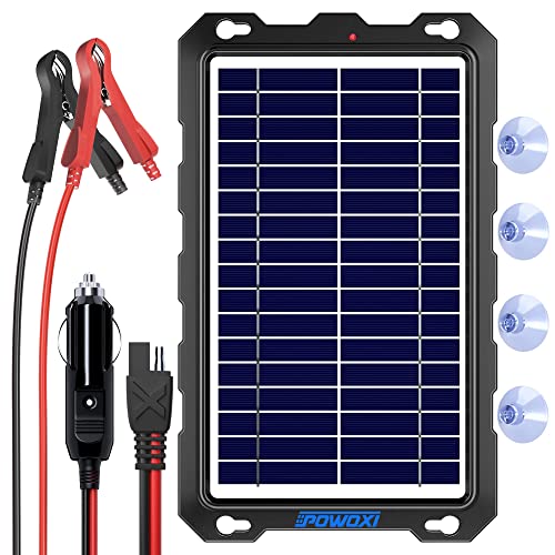 Power Up Anywhere: The Ultimate Guide to the POWOXI 7.5W Solar Battery Trickle Charger