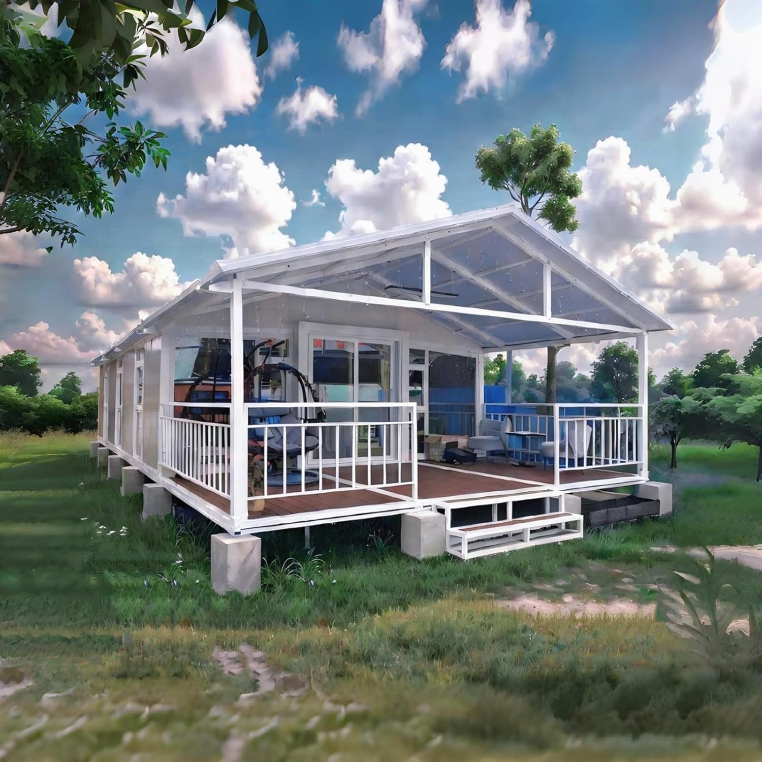 Discover the Ultimate Portable Living Solution: Review of the 40ft Modular Tiny Home!