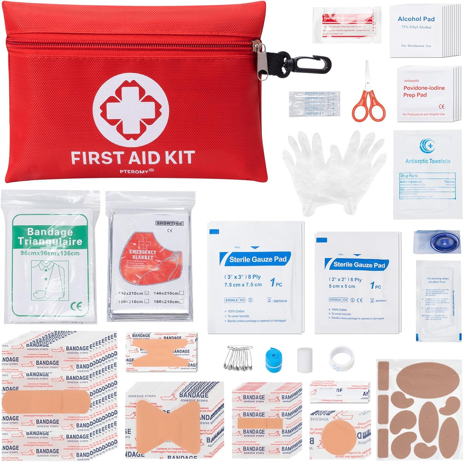 Essential Protection: The PTEROMY 150 Piece Mini First Aid Kit Review