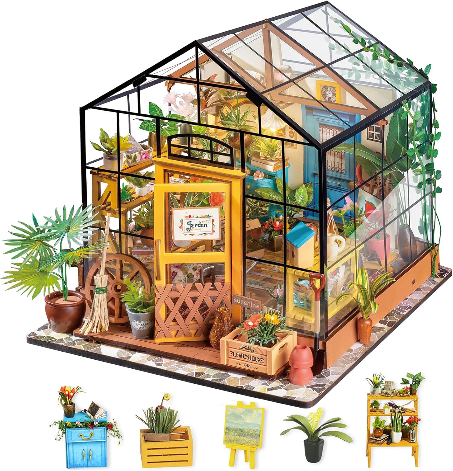 Unleash Your Creativity with Rolife’s Cathy’s Flower House: A Must-Review Mini Diorama Kit!