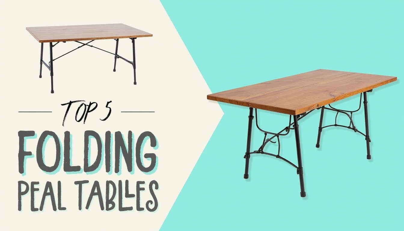 Top 5 Folding Tables for Every Occasion