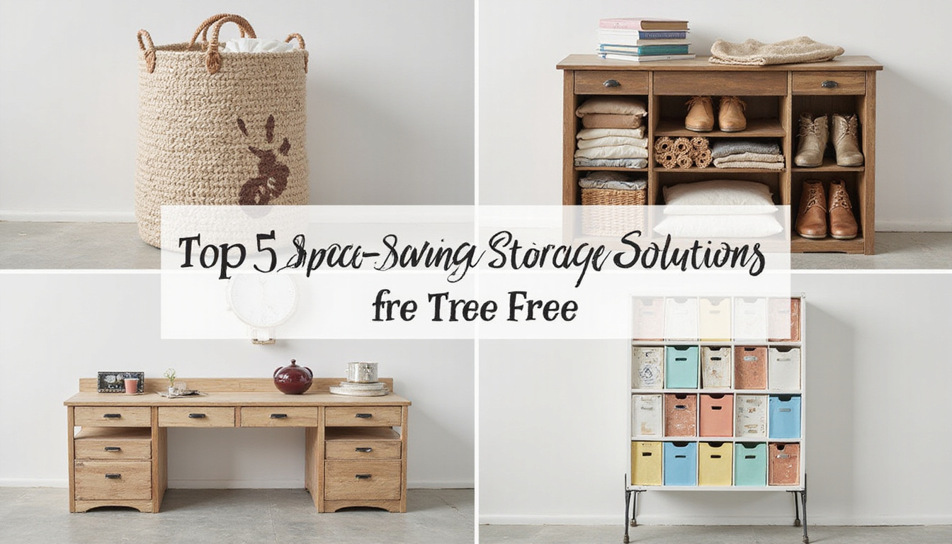 Top 5 Space-Saving Storage Solutions for a Clutter-Free Home