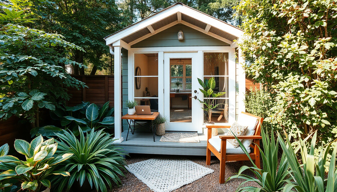 Transform Your Workspace: Discover the Charm of Backyard Office Tiny Houses